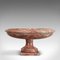 Vintage English Marble Fruit Bowl, 1920s 13