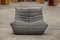 Vintage Togo Lounge Chair and Pouf by Michel Ducaroy for Ligne Roset, Set of 2 14