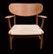 Modell CH22 Sessel von Hans J. Wegner für Carl Hansen & Søn, 1960er 5