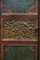 Puertas antiguas indias talladas a mano talladas a mano, década de 1900. Juego de 2, Imagen 2