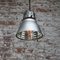 Mid-Century Industrial Glass Pendant Lamp from Zeiss Ikon 5