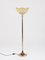 Lámpara de pie de latón de Franco Bresciani para Guzzini, años 70, Imagen 1