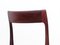 Rosewood 77 Side Chairs by Niels Otto Møller for J.L. Møllers, 1950s, Set of 4, Image 10