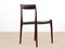 Rosewood 77 Side Chairs by Niels Otto Møller for J.L. Møllers, 1950s, Set of 4 7