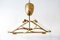 German Art Deco Brass Pendant Lamp, 1930s 11