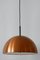 German Copper Pendant Lamp from Staff, 1960s 2