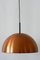 German Copper Pendant Lamp from Staff, 1960s, Image 9