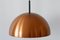 German Copper Pendant Lamp from Staff, 1960s 7