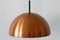 German Copper Pendant Lamp from Staff, 1960s, Image 7