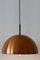 German Copper Pendant Lamp from Staff, 1960s, Image 10