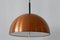 German Copper Pendant Lamp from Staff, 1960s, Image 12