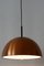 German Copper Pendant Lamp from Staff, 1960s, Image 14