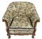 Fauteuils Antiques en Noyer Sculpté, Set de 2 1