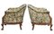 Antique Carved Walnut Armchairs, Set of 2, Image 3