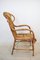 Italian Wicker Armchair and Footstool, 1960s, Set of 2 14