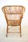 Italian Wicker Armchair and Footstool, 1960s, Set of 2, Image 13