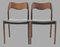 Customizable Teak Dining Chairs by Niels Otto Møller, 1960s, Set of 6 8