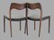 Customizable Teak Dining Chairs by Niels Otto Møller, 1960s, Set of 6 6