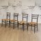 Spinetto Dining Chairs from Chiavari, 1950s, Set of 4, Image 2