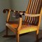 Indian Brass Inlaid Rocking Chair, 1970s, Image 9