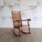 Indian Brass Inlaid Rocking Chair, 1970s 1