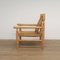 Vintage Wood and Rope Lounge Chairs, Set of 2 5