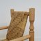 Vintage Wood and Rope Lounge Chairs, Set of 2 8