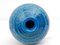 Rimini Blue Ceramic Sphere Vase by Aldo Londi for Flavia Montelupo, 1970s 2