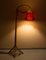 Lámpara de pie de bambú y mimbre, años 50, Imagen 2