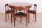 Mid Century Teak Dining Table & 4 Chairs by Hans Olsen for Frem Røjle, 1950s 3