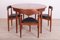 Mid Century Teak Dining Table & 4 Chairs by Hans Olsen for Frem Røjle, 1950s, Image 3