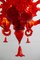 Red Murano Glass Chandelier from Sylcom, 1987 10