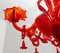 Red Murano Glass Chandelier from Sylcom, 1987, Image 8