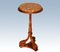 Antique Walnut and Pink Marble Pedestal Table 1