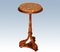 Antique Walnut and Pink Marble Pedestal Table, Image 1