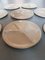 Piatti per fonduta in ceramica color crema di Le Creuset, Francia, anni '50, set di 8, Immagine 9