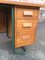 Oak Veneer School Desk, 1960s 3