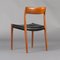 Mid-Century Danish Model 77 Chairs by Niels O. Moller for J.L. Mollers, 1960s, Set of 4 7