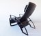 Black Leather IP84S Lounge Chair by Ferdinand A. Porsche for Interprofil, 1980s, Image 13