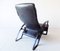 Black Leather IP84S Lounge Chair by Ferdinand A. Porsche for Interprofil, 1980s, Image 4