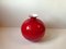 Red Carnaby Ball Vase by Per Lütken for Holmegaard, 1970s 2