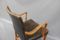 Leather & Oak Armchair by Jacob Kjær, 1940s 8
