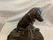 Sculpture de Chien en Plâtre Bronze de Melun, années 20 2
