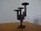 Brutalist Iron Candleholder, 1960s, Image 1