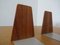 Danish Teak Bookends by Kai Kristiansen for Feldballes Møbelfabrik, 1960s, Set of 2 2