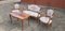 Divano, poltrone e tavolino da caffè in mogano, Danimarca, anni '50, set di 4, Immagine 10