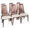 Eva Chairs by Niels Koefoed for Koefoed Hornslet, 1964, Set of 6 1