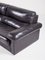 Black Leather Sofa by Tito Agnoli for Poltrona Frau, 1970s, Image 3