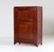 Amsterdam School Mahogany Bookcase by Jac. van den Bosch for t' Binnenhuis, 1927 1