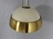 Brass and Metal Pendant Lamp from Napako, 1960s, Image 4